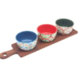 Tuscany Bowls On Tray Set 3 Tuscany Bowls On Tray Set 3
