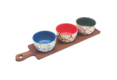 Tuscany Bowls On Tray Set 3 Tuscany Bowls On Tray Set 3