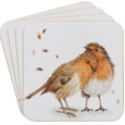 Robin Love Birds Coaster Set 4