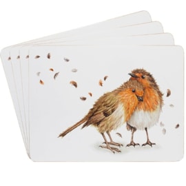 Robin Love Birds Placemats S4 Robin Love Birds Placemats S4