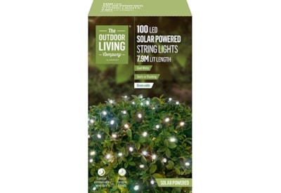 100 Led Solar Cool White String Lights Mini 100 Led Solar Cool White String Lights Mini