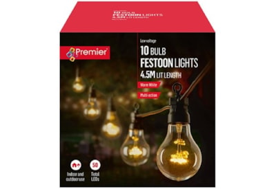 10 Bulb Festoon Lights Warm White 10 Bulb Festoon Lights Warm White