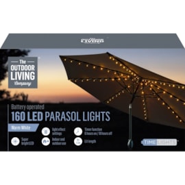 160 Led  Parasol Lights 3m (LT220106)