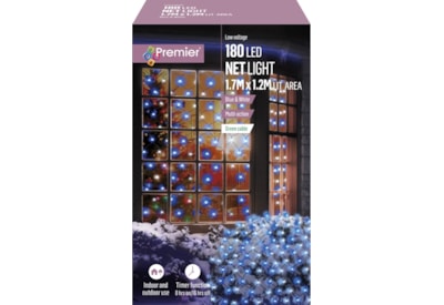 Premier 180 Led M/a Led Net Lights 1.75x1.2m Blue White (LV122741BW)