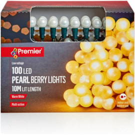 Premier 100 Multi Action Pearl Cap Lights Warm White (LV161427WW)