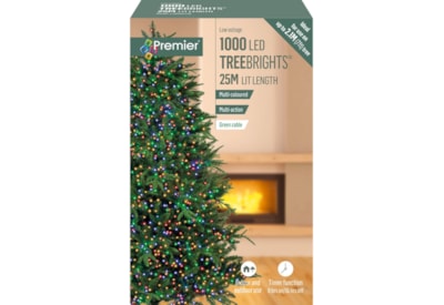 Premier Decorations 1000 Multi Action Treebrights W/timer Multi Premier Decorations 1000 Multi Action Treebrights W/timer Multi