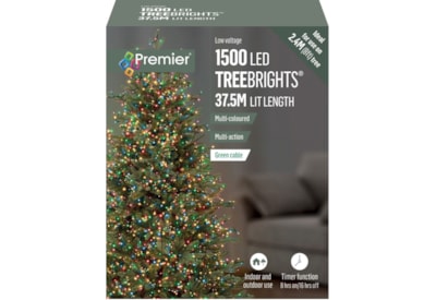 Premier Decorations 1500 Multi Action Treebrights W/timer Multi Premier Decorations 1500 Multi Action Treebrights W/timer Multi