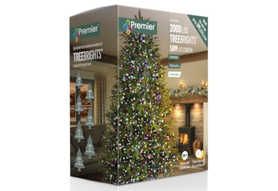Premier Decorations 2000 M/a Led Treebrights W/timer Enchanted