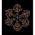 Premier Black Starburst Snowflake 90cm (LV183194BK)