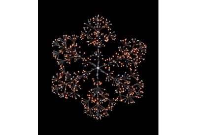 Premier Black Starburst Snowflake 90cm (LV183194BK)