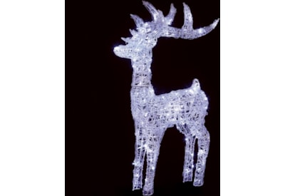Premier Lit Soft Acrylic Reindeer White 1.5m (LV191184W)