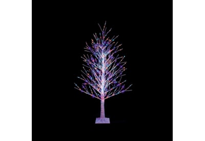 Premier Birch Tree with 300 LED Rainbow Twinkle 1.2m Premier Birch Tree with 300 LED Rainbow Twinkle 1.2m