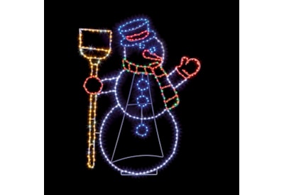 Premier Twinkling Flexibright Snowman Multi 1m Premier Twinkling Flexibright Snowman Multi 1m