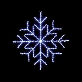 Premier Twinkling Flexibright Snowflake White 76cm (LV243118W)