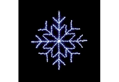 Premier Twinkling Flexibright Snowflake White 76cm (LV243118W)