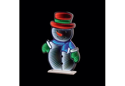 Premier Standing Snowman Infinity Mirror 60cm Premier Standing Snowman Infinity Mirror 60cm