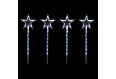 Premier Star Infinity Mirror Pathlights Set/4 White 67cm Premier Star Infinity Mirror Pathlights Set/4 White 67cm