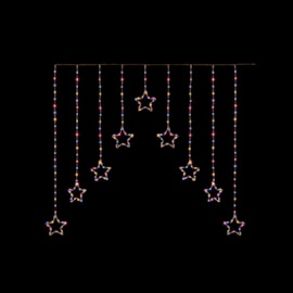 Premier 258 Flexibright Star V Curtain Lights Rainbow 1.2m Premier 258 Flexibright Star V Curtain Lights Rainbow 1.2m