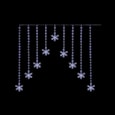 Premier 267 Flexibright Snowflake V Curtain Lights White 1.2m Premier 267 Flexibright Snowflake V Curtain Lights White 1.2m