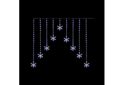 Premier 267 Flexibright Snowflake V Curtain Lights White 1.2m Premier 267 Flexibright Snowflake V Curtain Lights White 1.2m
