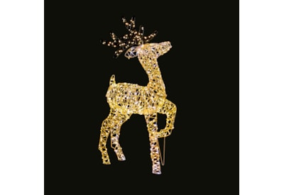 Premier White Metal Flexibrights Reindeer 80cm