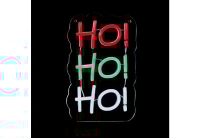 Premier Hohoho Hanging Neon Sign 29cm Premier Hohoho Hanging Neon Sign 29cm