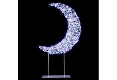 Premier Table Top Crescent Moon Silver 45cm Premier Table Top Crescent Moon Silver 45cm