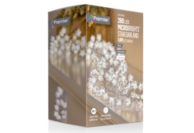 Premier 280 M-a Pin Wire Garland Lights White