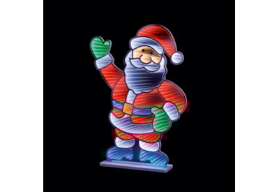 Premier Standing Santa Making An Entrance 59cm Premier Standing Santa Making An Entrance 59cm