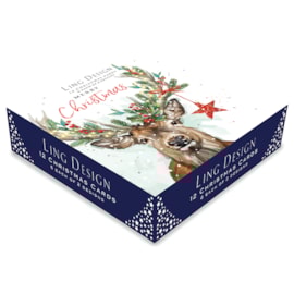 Christmas Card - Festive Friends Christmas Card - Festive Friends