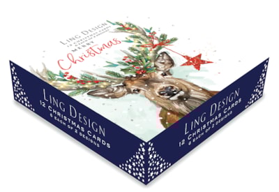 Christmas Card - Festive Friends Christmas Card - Festive Friends