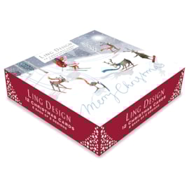 Christmas Card - Santa And Friends Christmas Card - Santa And Friends