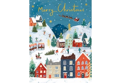 Christmas Card - Christmas In The Mountains Christmas Card - Christmas In The Mountains