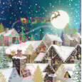 Christmas Card -  Flying By