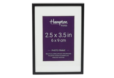 Hampton Frames Madrid Matt Black Steel With White Bevel Cut Mount 2.5x3 Hampton Frames Madrid Matt Black Steel With White Bevel Cut Mount 2.5x3