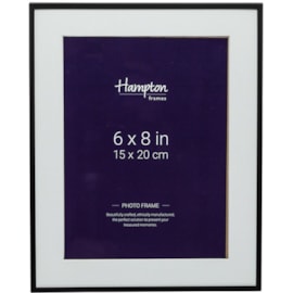 Madrid Matt Black Metal Frame 6x8 Madrid Matt Black Metal Frame 6x8
