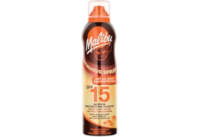Malibu Sun Lotion Spray Spf15 175ml (SUMAL102)