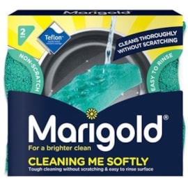 Marigold Clean Me Softly Scourer 2s Marigold Clean Me Softly Scourer 2s