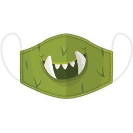 Monstars Green Monster Reusable Face Covering Small (MASK25S)