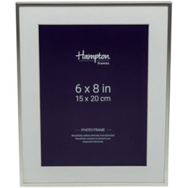 Hampton Frames Mayfair Silver Plate Frame 6x8 Hampton Frames Mayfair Silver Plate Frame 6x8