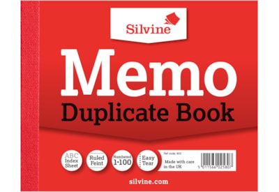 Silvine Memo Duplicate Book Silvine Memo Duplicate Book