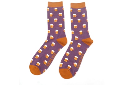 Mr Heron Beer Socks Grape Mr Heron Beer Socks Grape