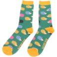 Mr Heron Hedgehogs Socks Green (MH204GREEN)