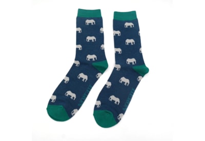 Mr Heron Mini Elephants Sokcs Navy