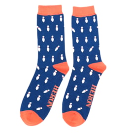 Mr Heron Skittles Socks Navy Mr Heron Skittles Socks Navy