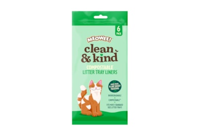 Clean & Kind Compostable Litter Tray Liners - New 6