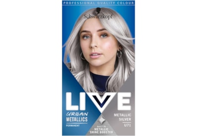 Schwarzkopf Live Colour Metallic Silver U71 Schwarzkopf Live Colour Metallic Silver U71