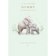 Ling Mothers Day Mummy Two Cute Elephants Ling Mothers Day Mummy Two Cute Elephants
