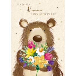 Ling Mothers Day Nanna Big Bear With Flowers Ling Mothers Day Nanna Big Bear With Flowers