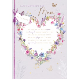 Ling Mothers Day Mum Floral Heart